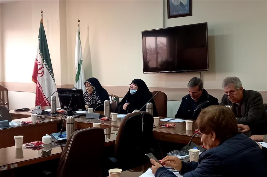 جلسه حضوری اعضای پژوهشکده زنان با خانم دکتر حق بین، سرپرست  و هیات رئیسه دانشگاه الزهرا(س)